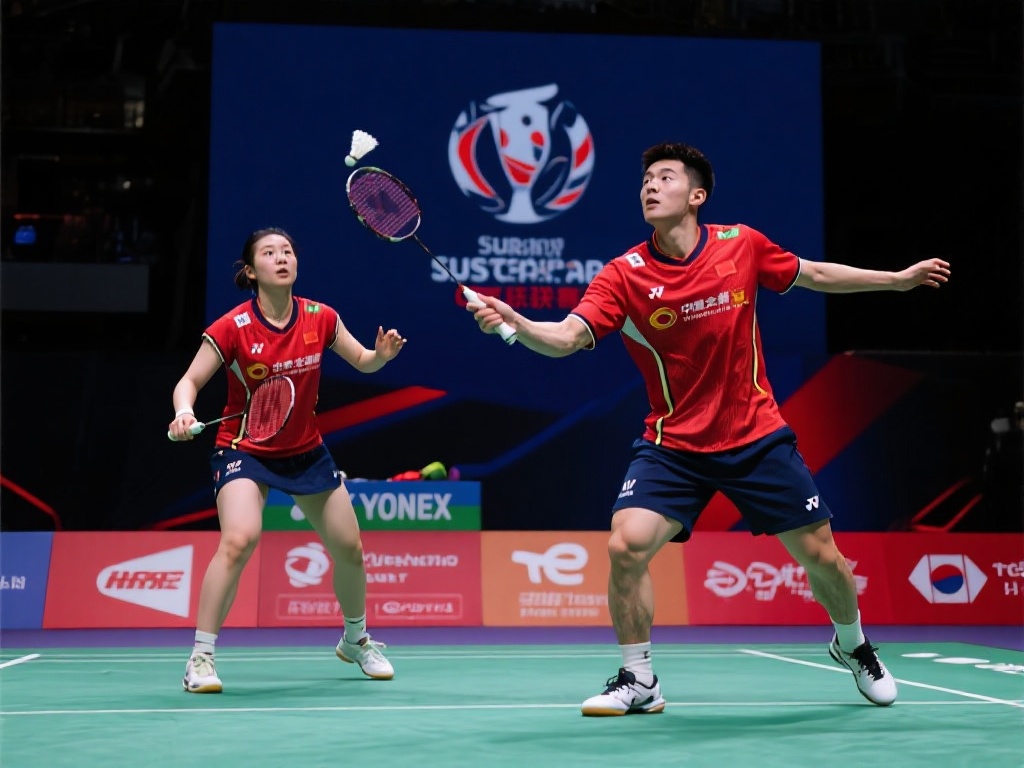 中国队力克韩国队3-1 苏迪曼杯四连冠成就辉煌