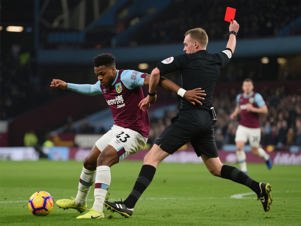 英超官方详解杰克逊红牌：VAR判定严重犯规，主裁加重处罚