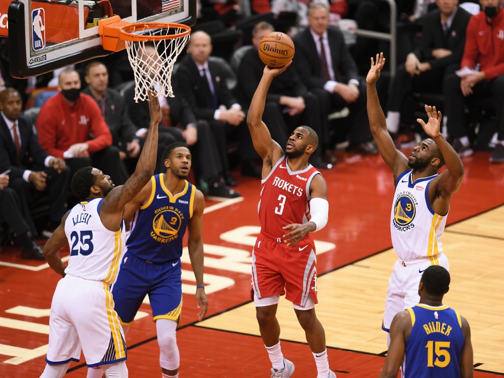 火勇大战逼入抢七！火箭力克勇士将总比分追至3-3