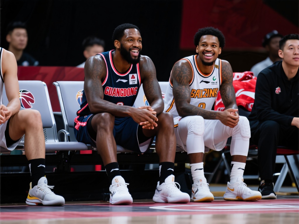 广东狂胜四川29分,替补莫兰德贝兹利轻松惬意 让外界尤其瞩目的是替补席上的莫兰德与贝兹